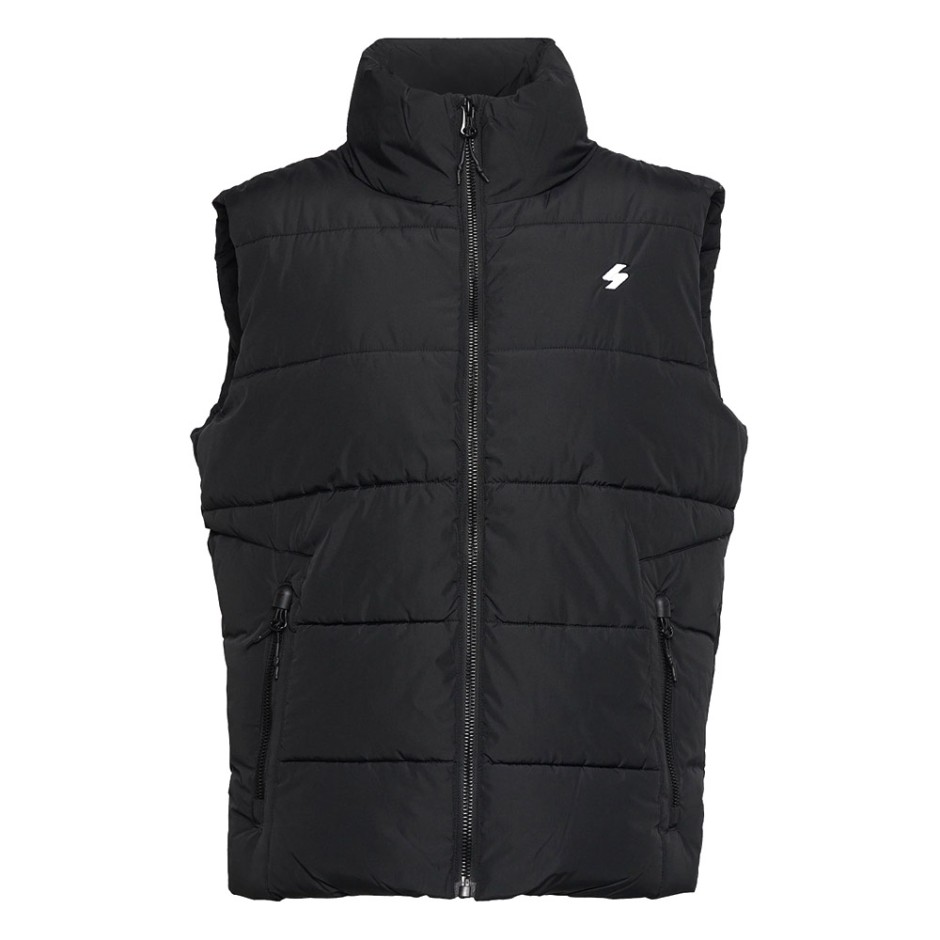 SUPERDRY SPORTS PUFFER GILET M5011808A-02A Black