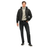 SUPERDRY D3 OVIN CITY HARRINGTON JACKET M5011900A-02A Black Image 2