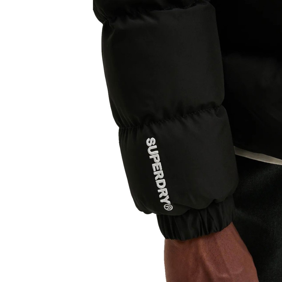 SUPERDRY D2 SDCD SPORTS PUFFER JACKET M5011912A-02A Black