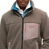 SUPERDRY D3 SDCD RELAXED FLEECE TREKKER JACKET M5011920A-2WX Brown Image 0