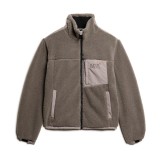 SUPERDRY D3 SDCD RELAXED FLEECE TREKKER JACKET M5011920A-2WX Brown Image 3