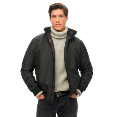 SUPERDRY D3 OVIN CITY HARRINGTON JACKET M5011900A-02A Black