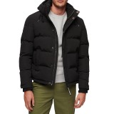 SUPERDRY EVEREST SHORT HOODED PUFFER M5011743A-12A Black Image 