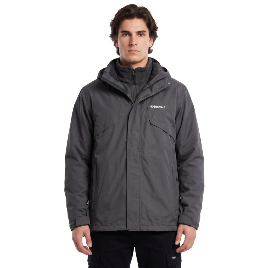 Men's Jacket Coal - District75 3-in-1