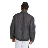 Ανδρικό Μπουφάν Μαύρο - adidas Sportswear Essentials 3-Stripes Εικόνα 0