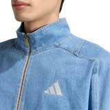 Ανδρικό Τζιν Μπουφάν Σιέλ - adidas Sportswear Stadium Loose Fit Denim Εικόνα 1