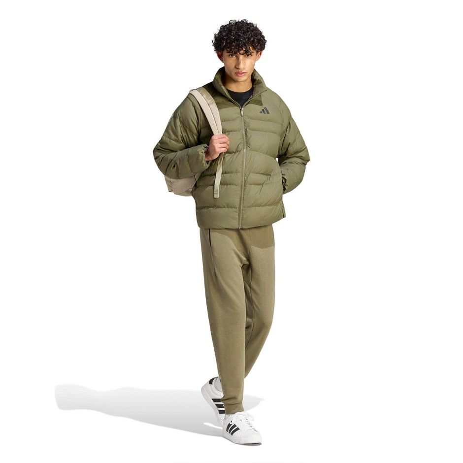 Ανδρικό Μπουφάν Χακί - adidas Sportswear Essentials Packable Insulated