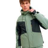 Ανδρικό Μπουφάν Σκι Πράσινο - Jack & Jones JJalpes Εικόνα 1