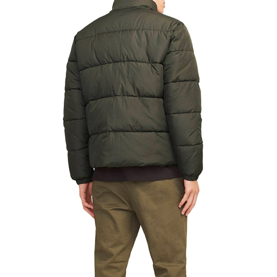 Ανδρικό Μπουφάν Λαδί - JJ Rebel Logo Puffer