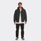 Quiksilver Classik Hood Μαύρο - Ανδρικό Μπουφάν