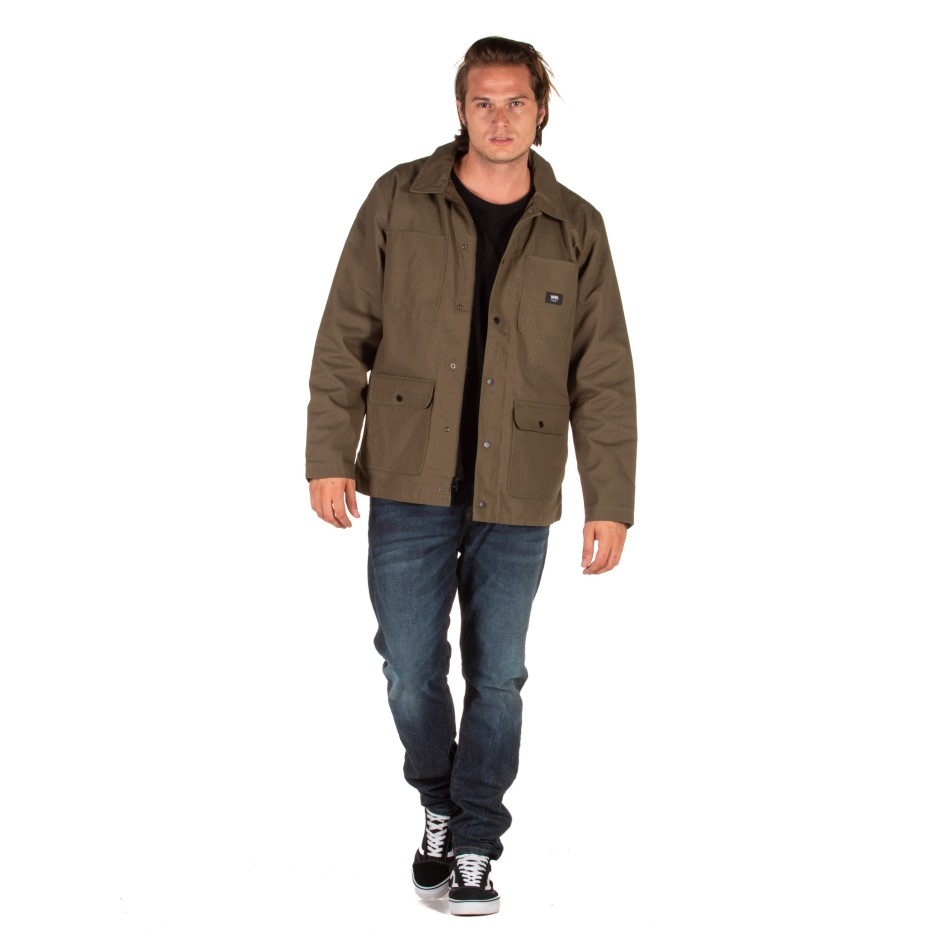 VANS MN DRILL CHORE COAT LINED GRAPE LEAF VA456ZTTD-TTD Χακί