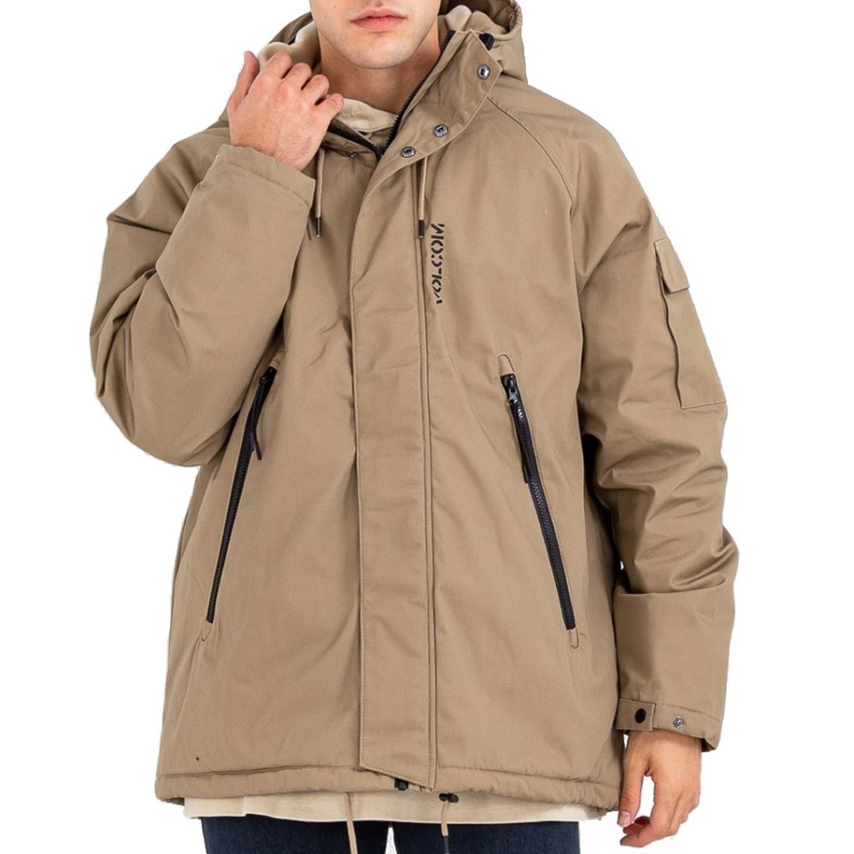 VOLCOM STOKE STONE II 10K JACKET A1732407-WRE Brown