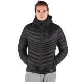 SALOMON HIKING MEN HALOES DOWN HOODIE L40384600-BLACK Black Image 