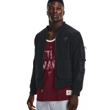 UNDER ARMOUR UA PROJECT ROCK STORM BOMBER 1367076-001 Black Image 