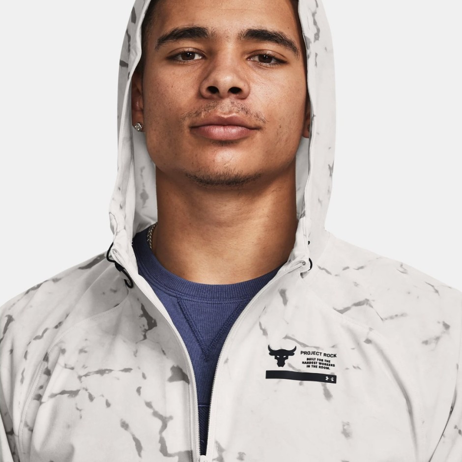UNDER ARMOUR PJT ROCK PT UNSTOPPABLE JKT 1380112-114 White