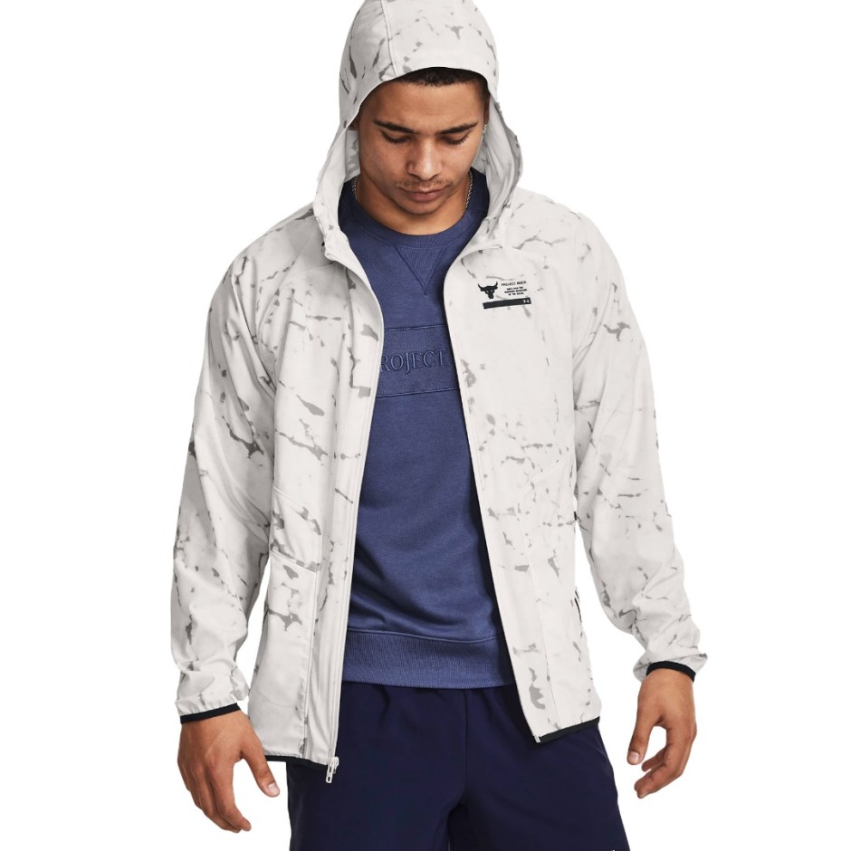 UNDER ARMOUR PJT ROCK PT UNSTOPPABLE JKT 1380112-114 White