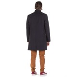 TOM TAILOR 1ST 910 CLASSIC WOOL COAT 1012017-10668 Blue Image 0