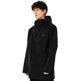 EMERSON MEN'S 3-LAYER PARKA JACKET 262.EM10.129-BLACK Black Image 1
