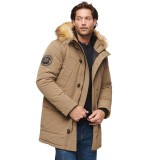 SUPERDRY EVEREST FAUX FUR HOODED PARKA M5011741A-9CK Beige Image 1