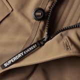 Superdry Everest Μπέζ - Ανδρικό Μπουφάν Παρκά