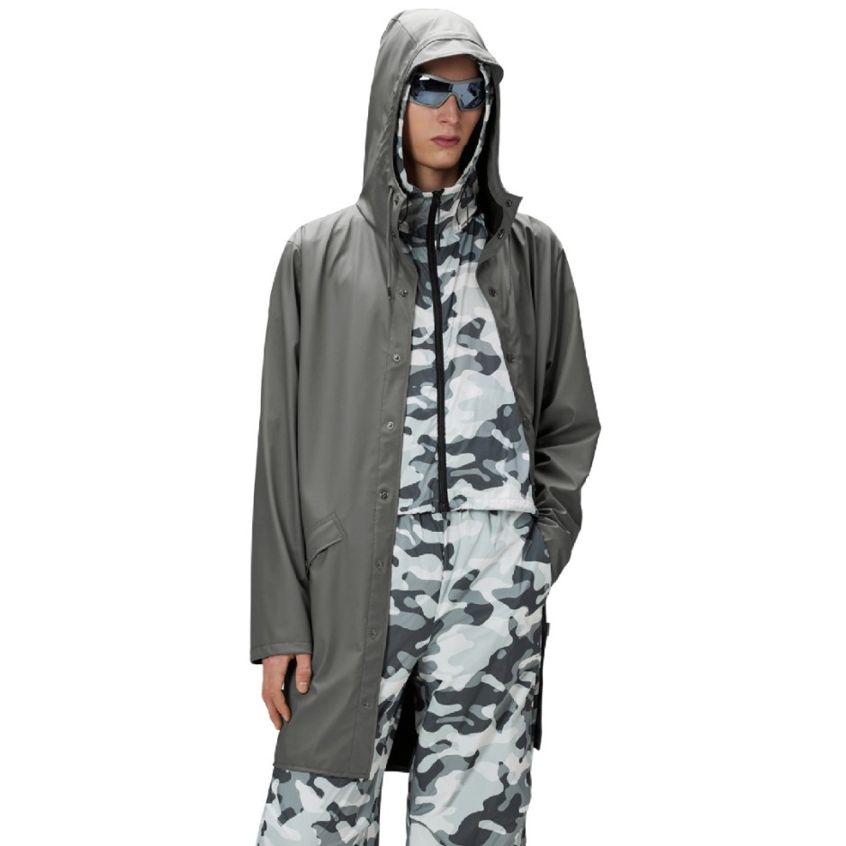 Ανδρικό Μπουφάν Γκρι - Rains Fishtail Parka W3