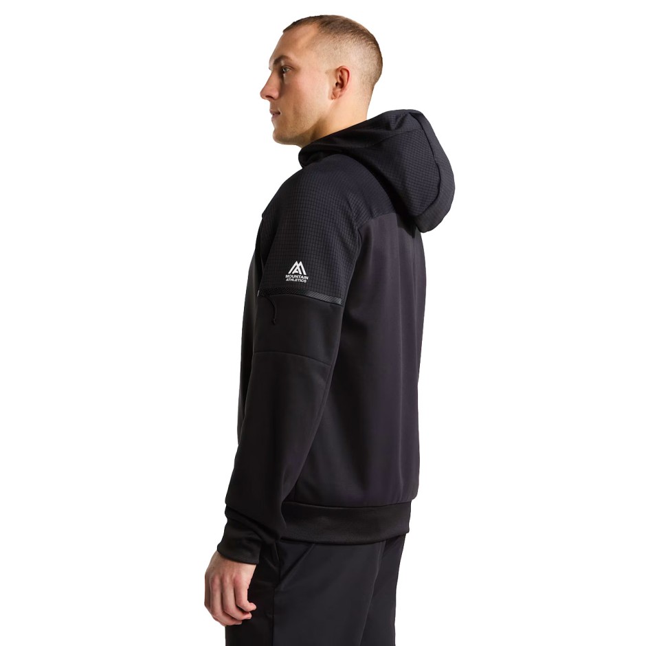 Men's Jacket Black - The North Face Mountain Athletics Hooded Fleece 2.0 