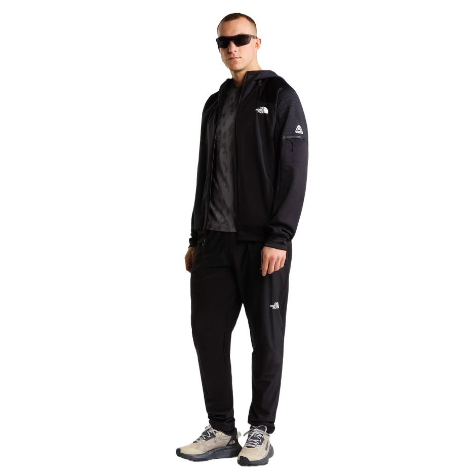 Men's Jacket Black - The North Face Mountain Athletics Hooded Fleece 2.0 