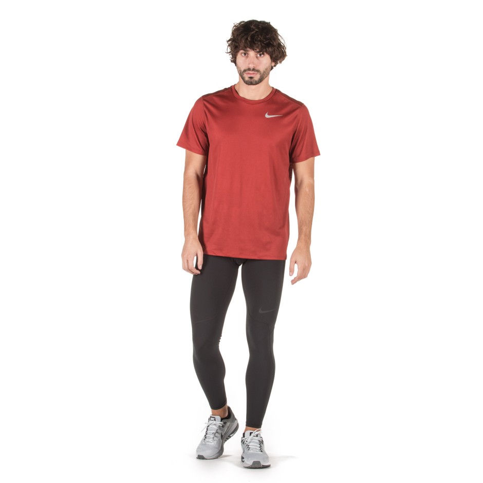 NIKE M NK RUN TOP SS 904634-642 Κόκκινο