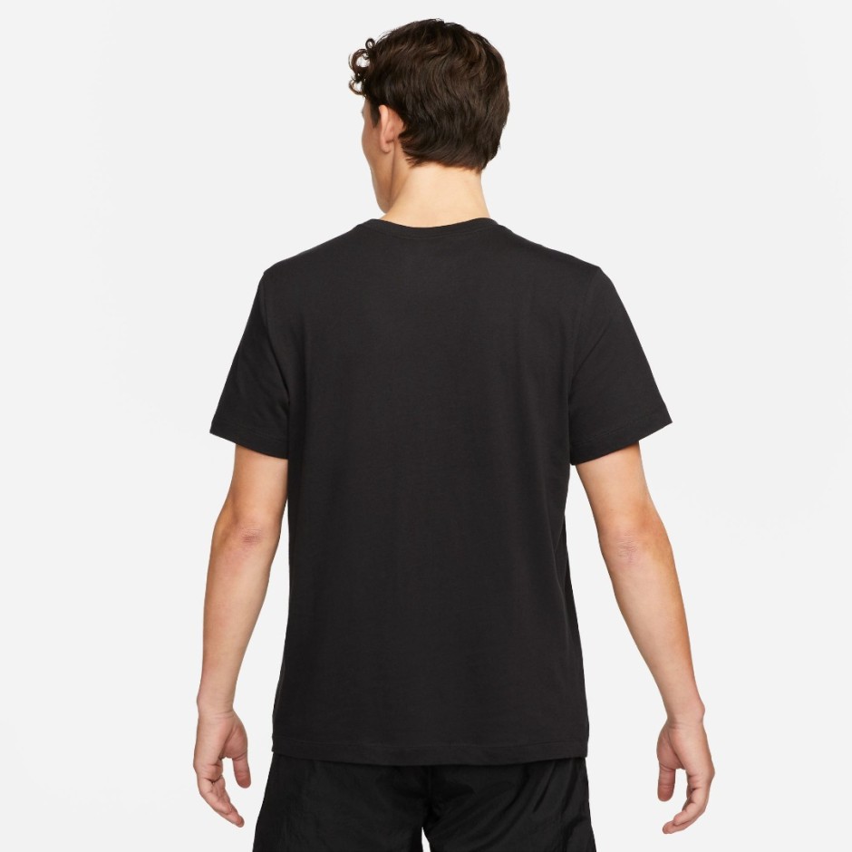 Ανδρική Κοντομάνικη Μπλούζα Μαύρη - Nike Sportswear 