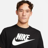 Ανδρική Κοντομάνικη Μπλούζα Μαύρη - Nike Sportswear  Εικόνα 2