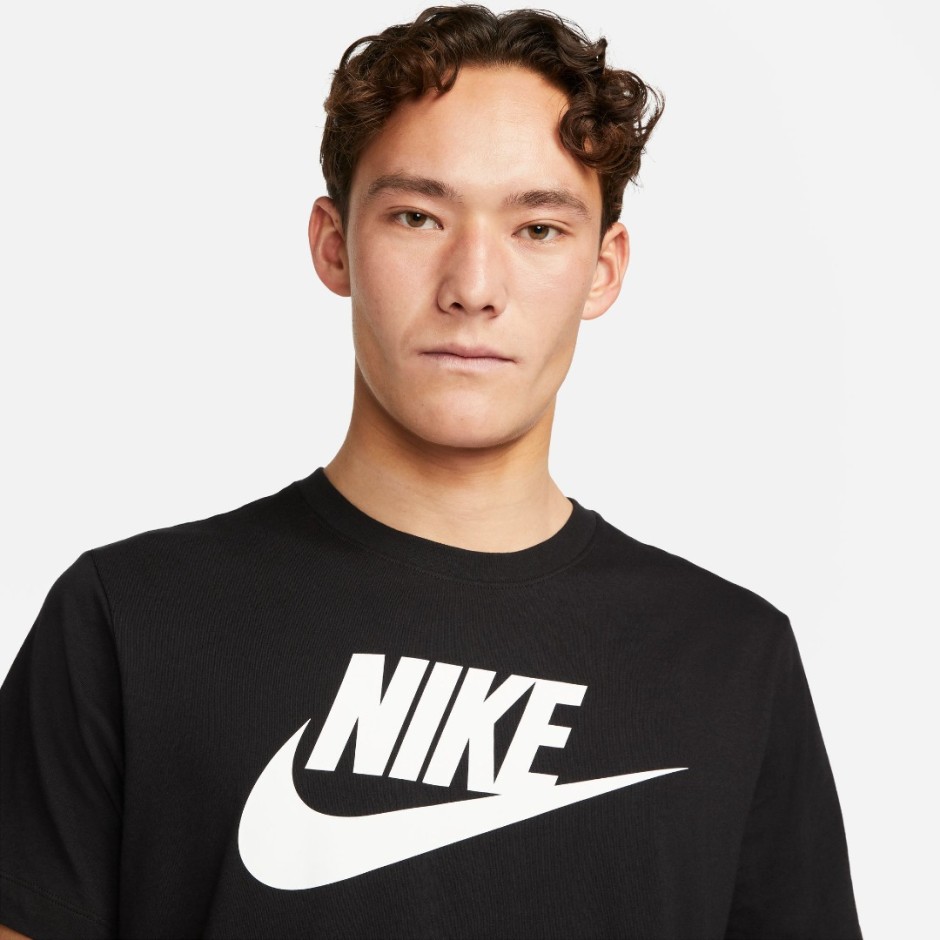 Ανδρική Κοντομάνικη Μπλούζα Μαύρη - Nike Sportswear 