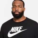 Ανδρική Κοντομάνικη Μπλούζα Μαύρη - Nike Sportswear  Εικόνα 4