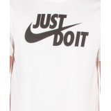 NIKE M NSW TEE JUST DO IT SWOOSH AR5006-100 Λευκό