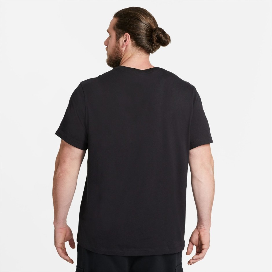 Ανδρική Κοντομάνικη Μπλούζα Μαύρη - Nike Sportswear Club