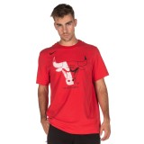 NIKE DRI-FIT CHICAGO BULLS MEN'S NBA T-SHIRT AT0403-657 Red Image 