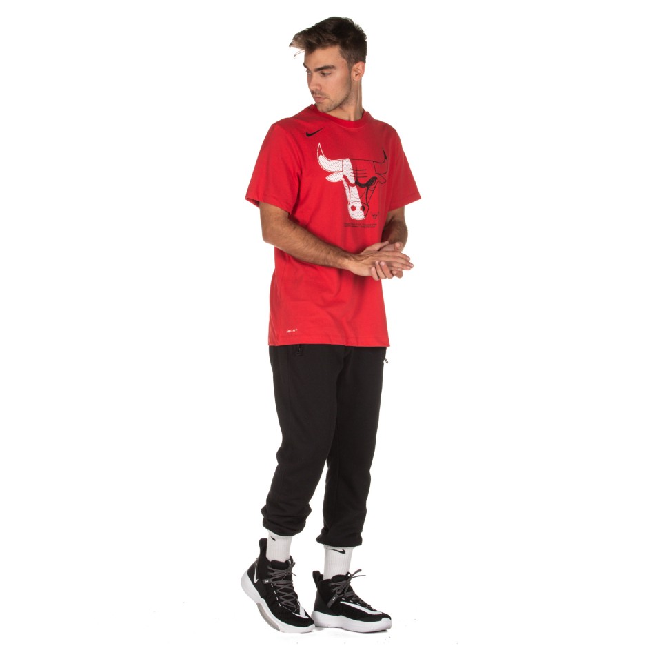 NIKE DRI-FIT CHICAGO BULLS MEN'S NBA T-SHIRT AT0403-657 Red