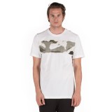 NIKE M NK DRY TEE CAMO BLOCK BV7957-100 Λευκό