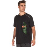 NIKE BREATHE RISE 365 MEN'S SHORT-SLEEVE RUNNING TOP  BV5394-010 Black Image 