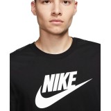 NIKE SPORTSWEAR HYBRID MEN'S T-SHIRT CK2379-010 Black Image 1