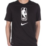 NIKE DRI-FIT MEN'S NBA T-SHIRT AT0515-010 Μαυρο