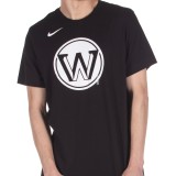 NIKE DRI-FIT NBA T-SHIRT WARRIORS CITY EDITION LOGO BV8902-010 Black Image 1