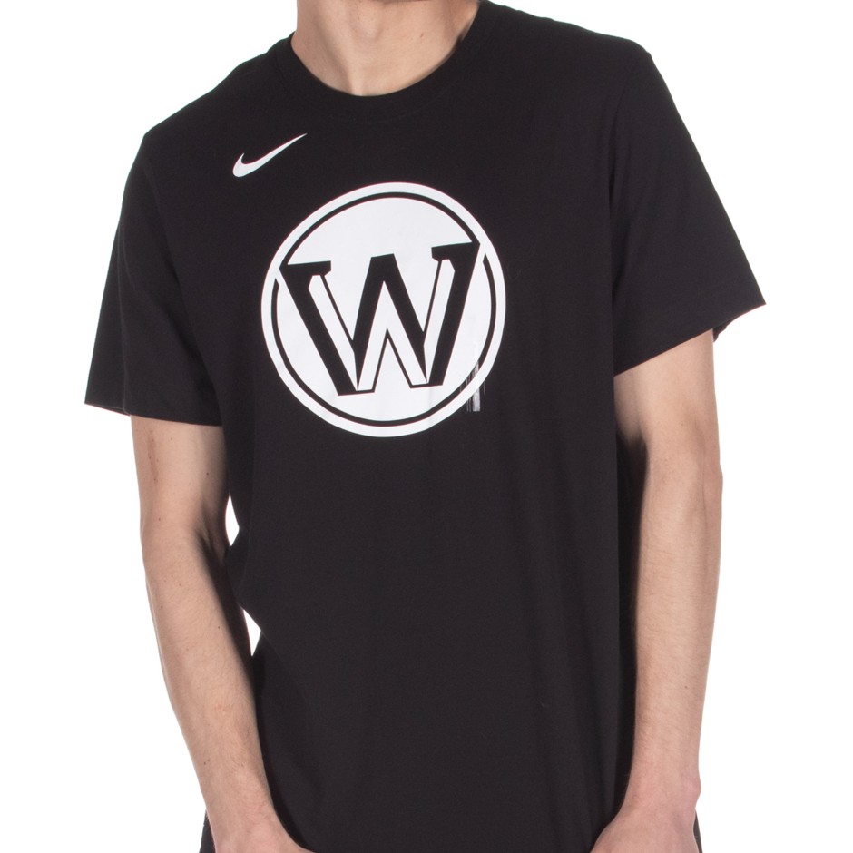 NIKE DRI-FIT NBA T-SHIRT WARRIORS CITY EDITION LOGO BV8902-010 Black