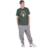 NIKE DRI-FIT NBA T-SHIRT BUCKS CITY EDITION LOGO BV8916-323 Green Image 2