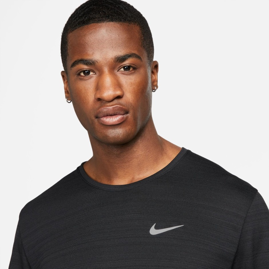 NIKE M NK DF MILER TOP SS CU5992-010 Black