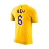 NIKE LOS ANGELES LAKERS MEN'S NBA T-SHIRT CV8528-745 Yellow Image 0