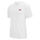 Ανδρική Κοντομάνικη Μπλούζα Λευκή - Nike Sportswear Club Εικόνα 2