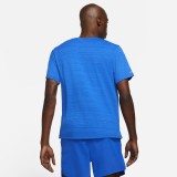 Ανδρική Κοντομάνικη Μπλούζα για Τρέξιμο NIKE DRI-FIT MILER Ρουά CU5992-480 