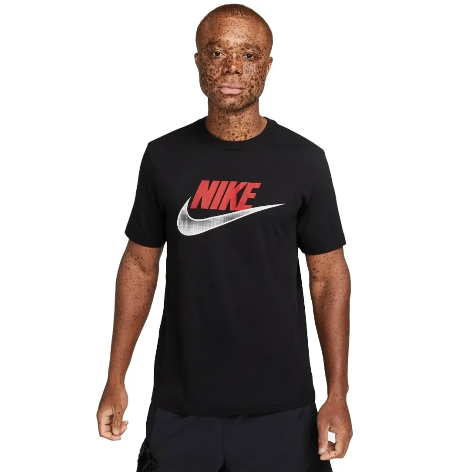 Nike Sportswear TEE FUTURA UNISEX - T-shirt - bas - black/white/svart 