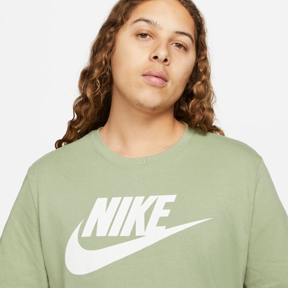 Nike Sportswear Λαδί - Ανδρική Κοντομάνικη Μπλούζα 