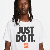 Ανδρική Κοντομάνικη Μπλούζα Λευκή - Nike Sportswear Just Do It Εικόνα 1